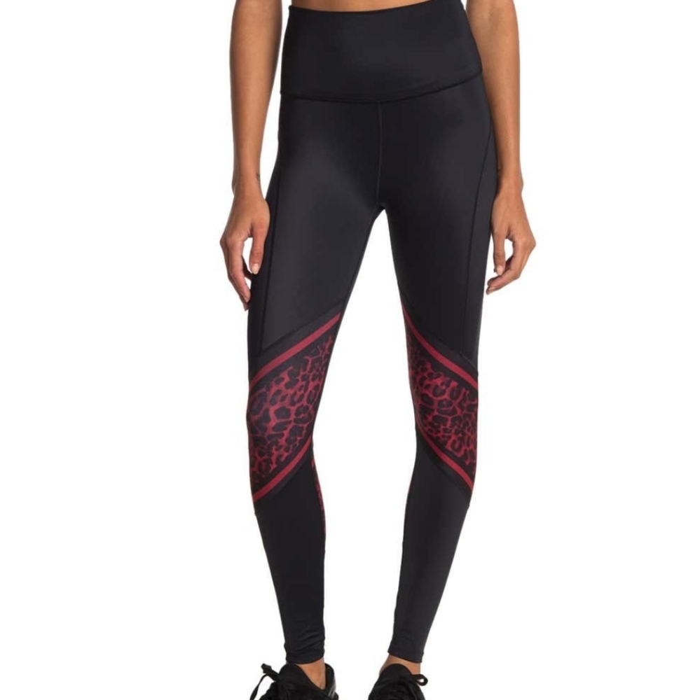 Wear It To Heart Jaxon Black Cheetah Leggings. L